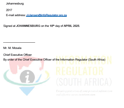 N6126 Information Regulator Amendment Notice (2)