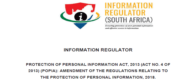 N6126 Information Regulator Logo
