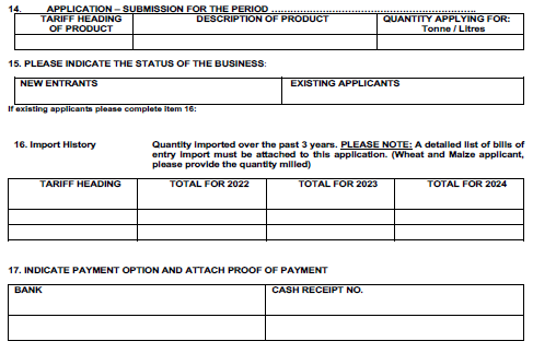 N7032 Annex A Application Form