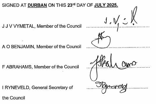 R6989 signatures